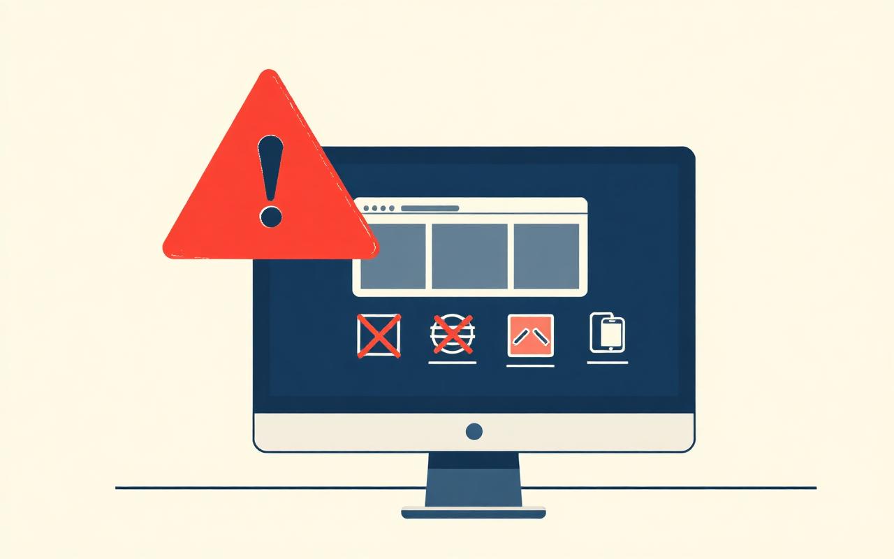 5 erreurs à éviter quand on crée son premier site pro