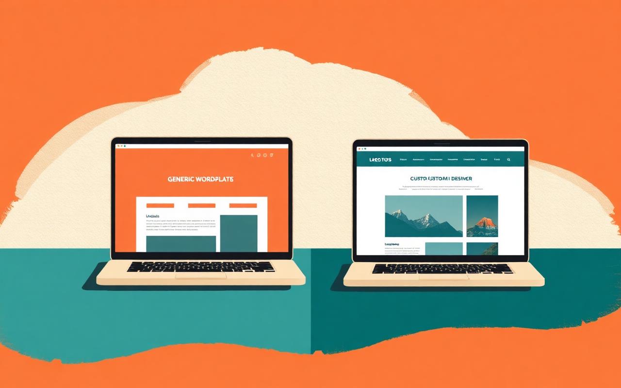 WordPress vs site sur-mesure : que choisir quand on est artisan ?